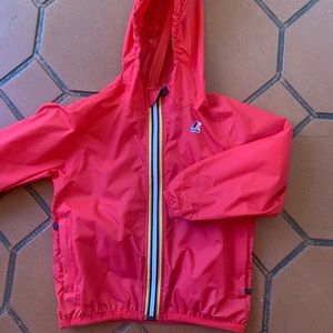 Kway- windbreaker 4T, red gently used